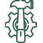 Pinsel-Symbol für individuelle Gestaltung