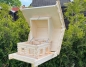 Mobile Preview: Futterhaus Maxi mit aufklappbarem Dach