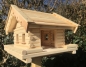 Mobile Preview: Vogelhaus Heidi mit langen Holzschindeln Handgefertigt