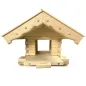 Preview: vogelhaus-hansi-mit-ausziehboden-und-haken-fuer-meisenknoedel-und-boden-mit-zaun