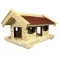 Preview: vogelhaus-middel-rote-bitumenschindeln-dunkelbraun-gebeizte-fensterlaeden-tuer-und-fensterzargen-ausziehboden-boden-mit-zaun Preview: vogelhaus-middel-rote-bitumenschindeln-dunkelbraun-gebeizte-fensterlaeden-tuer-und-fensterzargen-ausziehboden-boden-mit-zaun