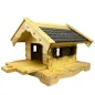 Preview: vogelhaus-peter-mit-grauen-bitumenschindeln-gebeizte-tuer-und-fensterzargen-fensterlaeden-ausziehboden-boden-mit-geschwungenem-zaun Preview: vogelhaus-peter-mit-grauen-bitumenschindeln-gebeizte-tuer-und-fensterzargen-fensterlaeden-ausziehboden-boden-mit-geschwungenem-zaun
