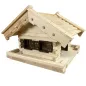 Preview: vogelhaus-peter-mit-kleinen-holzschindeln-gebeizte-tuer-und-fensterzargen-fensterlaeden-boden-mit-zaun Preview: vogelhaus-peter-mit-kleinen-holzschindeln-gebeizte-tuer-und-fensterzargen-fensterlaeden-boden-mit-zaun