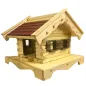 Preview: vogelhaus-peter-mit-roten-bitumenschindeln-gebeizte-tuer-und-fensterzargen-fensterlaeden-ausziehboden-boden-mit-geschwungenem-zaun Preview: vogelhaus-peter-mit-roten-bitumenschindeln-gebeizte-tuer-und-fensterzargen-fensterlaeden-ausziehboden-boden-mit-geschwungenem-zaun
