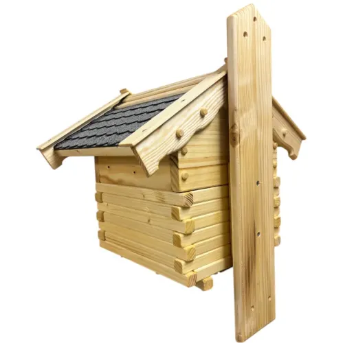 Preview: nistkasten-maya-mit-grauenbitumenschindeln-und-halterung