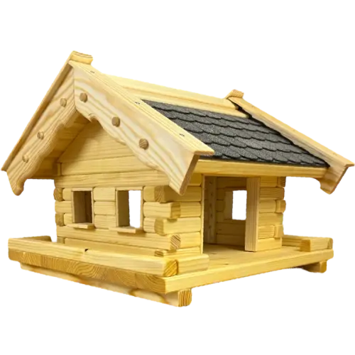 vogelhaus-heidi-mit-grauen-bitumenschindeln-boden-mit-zaun vogelhaus-heidi-mit-grauen-bitumenschindeln-boden-mit-zaun