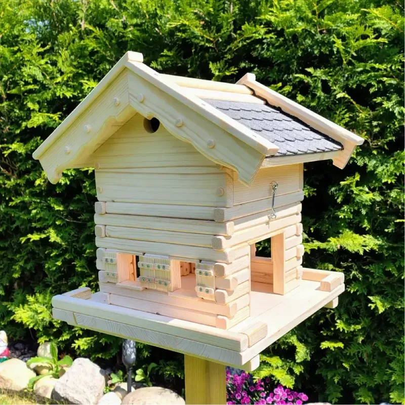 vogelhaus-nistkasten-clara-für-meisen-mit-grauen-bitumenschindeln-von-link vogelhaus-nistkasten-clara-für-meisen-mit-grauen-bitumenschindeln-von-link