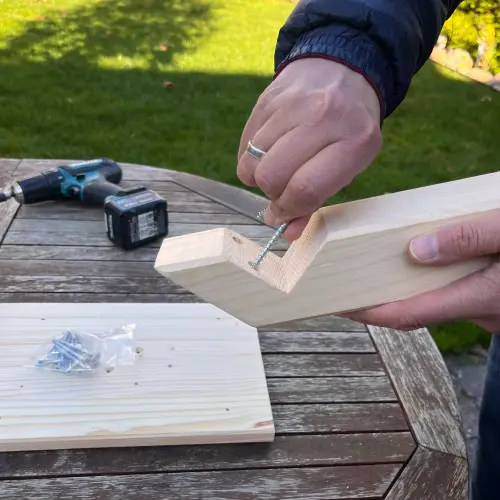 Vierbeinständer Aufbau Schritt 1