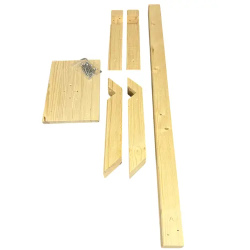 Vierbeinständer-Bausatz – Einzelteile